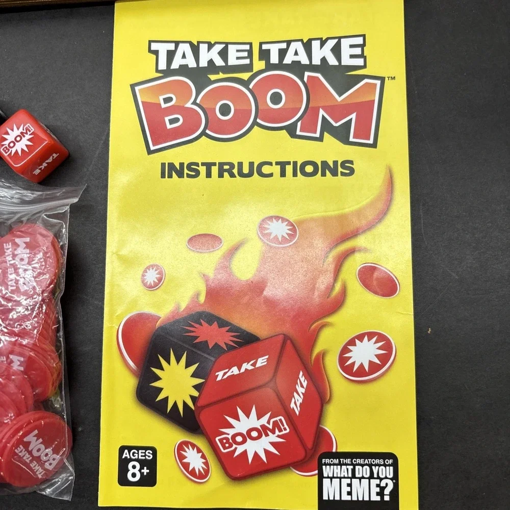 Take‎ Take Boom Dice Game – Fast Family Game Night Fun for Ages 8+